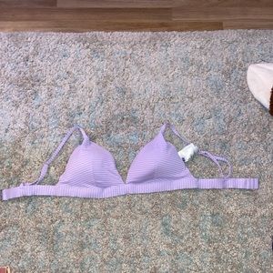 Purple bikini top. size 12